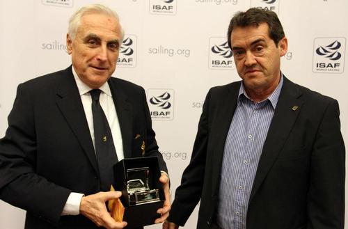 ISAF President Carlo Croce and Royal Spanish Sailing Federation President José  ngel Rodríguez © ISAF 